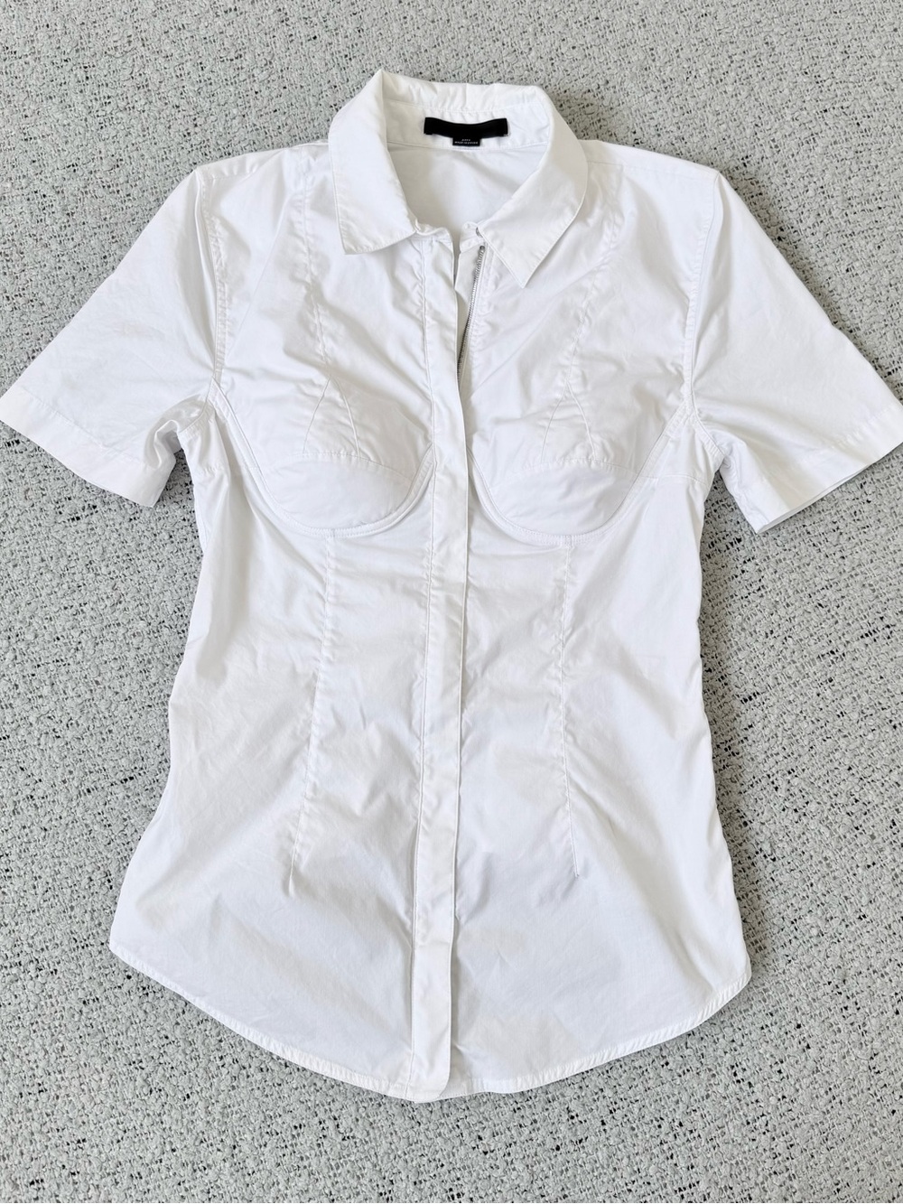 Alexander Wang Structured White Blouse Size 4